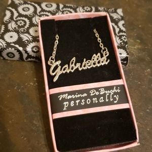 Personalized "Gabriella" necklace